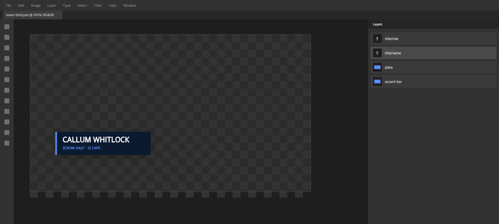 lower-third.psd open in Photoshop